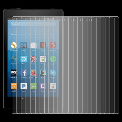75 ชิ้น 0.3mm 9H ฟิล์มกระจกนิรภัยแบบเต็มหน้าจอสำหรับ Amazon Kindle Fire HD 8 2017, For Fire HD 8 2017 (75pcs)