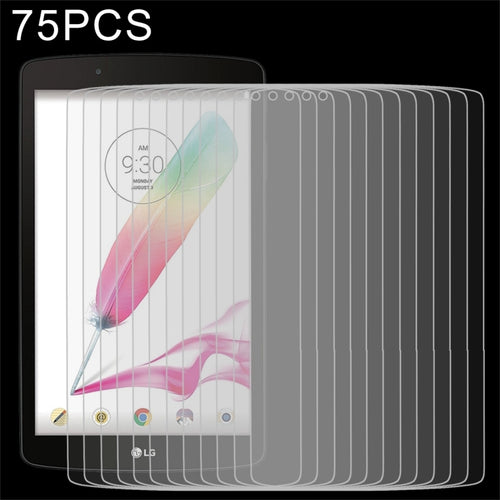 75 ชิ้น 0.3mm 9H ฟิล์มกระจกนิรภัยแบบเต็มหน้าจอสำหรับ LG G PAD F 8.0 / V495, LG G PAD F 8.0 / V495