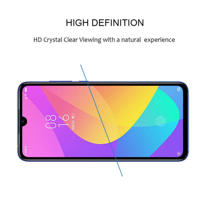 ฟิล์มกระจกนิรภัยแบบเต็มหน้าจอ 9H สำหรับ Xiaomi Mi CC9, For Xiaomi Mi CC9 (1 PC)