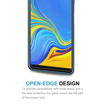 50 ชิ้น 0.26mm 9H 2.5D ฟิล์มกระจกนิรภัยสำหรับ Galaxy A7 (2018) ไม่มีแพ็คเกจขายปลีก, For Galaxy A7 (2018)