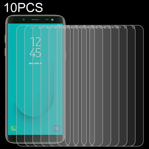 10 ชิ้น 0.26mm 9H 2.5D ฟิล์มกระจกนิรภัยสำหรับ Galaxy J6, For Galaxy J6