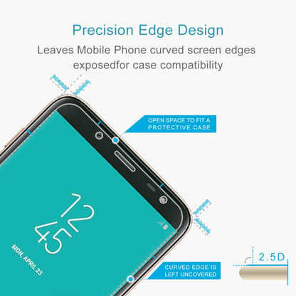 10 ชิ้น 0.26mm 9H 2.5D ฟิล์มกระจกนิรภัยสำหรับ Galaxy J6, For Galaxy J6