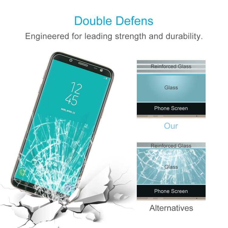 10 ชิ้น 0.26mm 9H 2.5D ฟิล์มกระจกนิรภัยสำหรับ Galaxy J6, For Galaxy J6