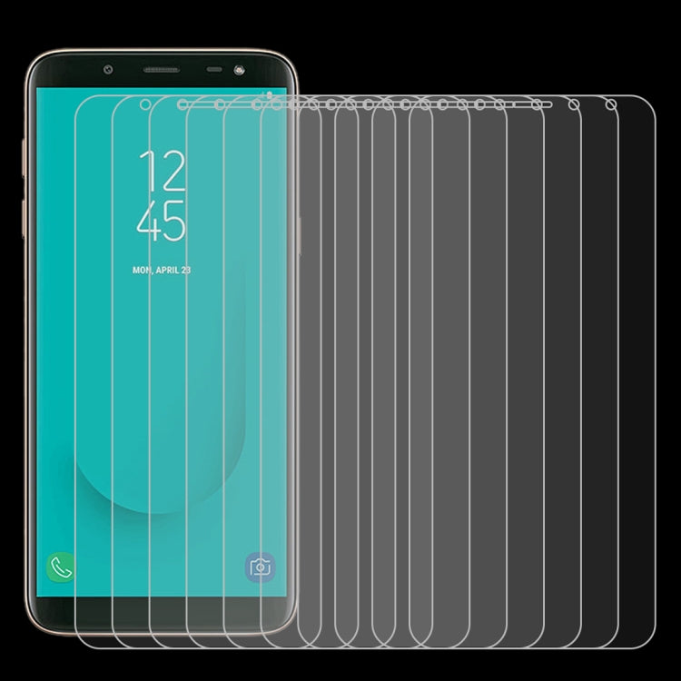 10 ชิ้น 0.26mm 9H 2.5D ฟิล์มกระจกนิรภัยสำหรับ Galaxy J6, For Galaxy J6