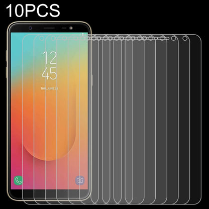 10 ชิ้น 0.26mm 9H 2.5D ฟิล์มกระจกนิรภัยสำหรับ Galaxy J8, For Galaxy J8+ (10 PCS)