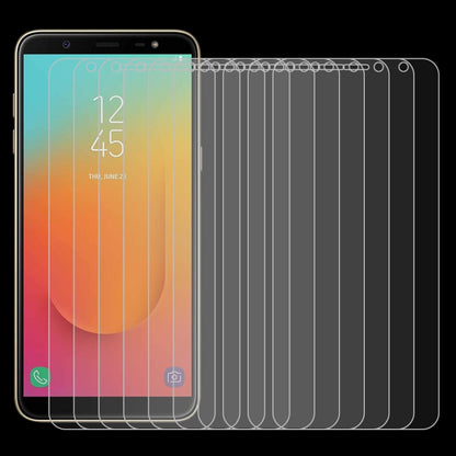 10 ชิ้น 0.26mm 9H 2.5D ฟิล์มกระจกนิรภัยสำหรับ Galaxy J8, For Galaxy J8+ (10 PCS)