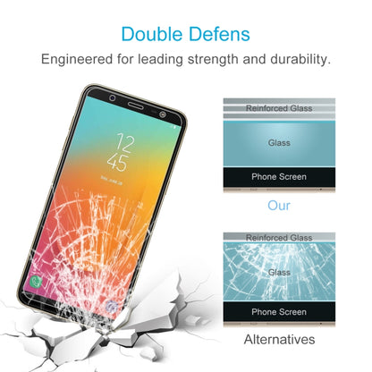 ฟิล์มกระจกนิรภัย 0.26 มม. 9H 2.5D สำหรับ Galaxy J8+, For Galaxy J8+ (1 PC)