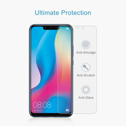 50 ชิ้น 0.26mm 9H 2.5D ฟิล์มกระจกนิรภัยสำหรับ Huawei Mate 20 lite ไม่มีแพ็คเกจขายปลีก, For Mate 20 lite