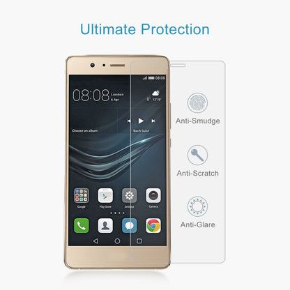 50 ชิ้น 0.26mm 9H 2.5D ฟิล์มกระจกนิรภัยสำหรับ Huawei P9 lite ไม่มีแพ็คเกจขายปลีก, For P9 lite
