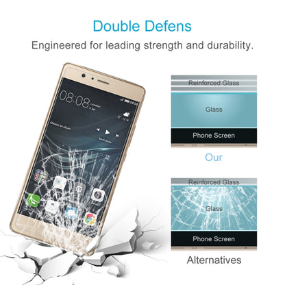 50 ชิ้น 0.26mm 9H 2.5D ฟิล์มกระจกนิรภัยสำหรับ Huawei P9 lite ไม่มีแพ็คเกจขายปลีก, For P9 lite