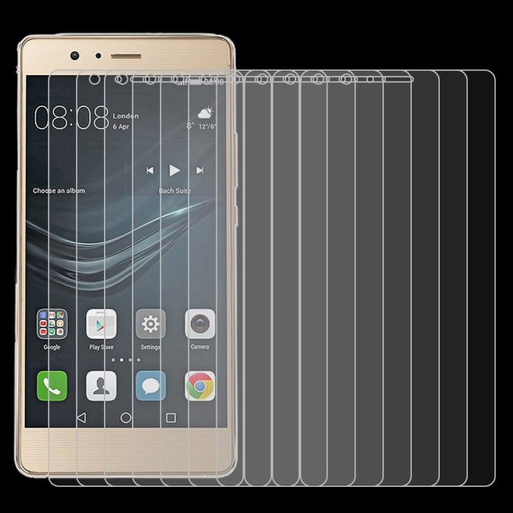 50 ชิ้น 0.26mm 9H 2.5D ฟิล์มกระจกนิรภัยสำหรับ Huawei P9 lite ไม่มีแพ็คเกจขายปลีก, For P9 lite