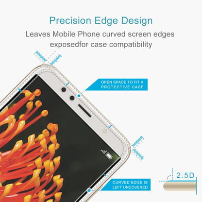 50 ชิ้น 0.26mm 9H 2.5D ฟิล์มกระจกนิรภัยสำหรับ Huawei Y6 2018 ไม่มีแพ็คเกจขายปลีก, For Y6 2018