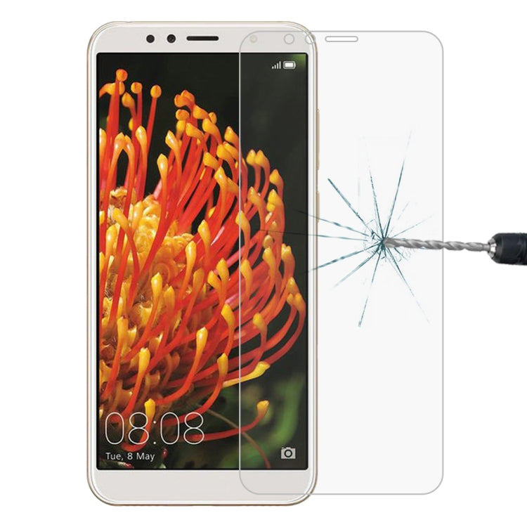 ฟิล์มกระจกนิรภัย 0.26 มม. 9H 2.5D สำหรับ Huawei Y6 2018, For Y6 2018