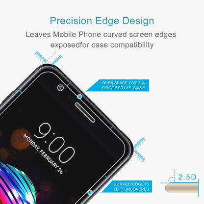 ฟิล์มกระจกนิรภัย 0.26 มม. 9H 2.5D สำหรับ LG K11 Plus, For LG K11+