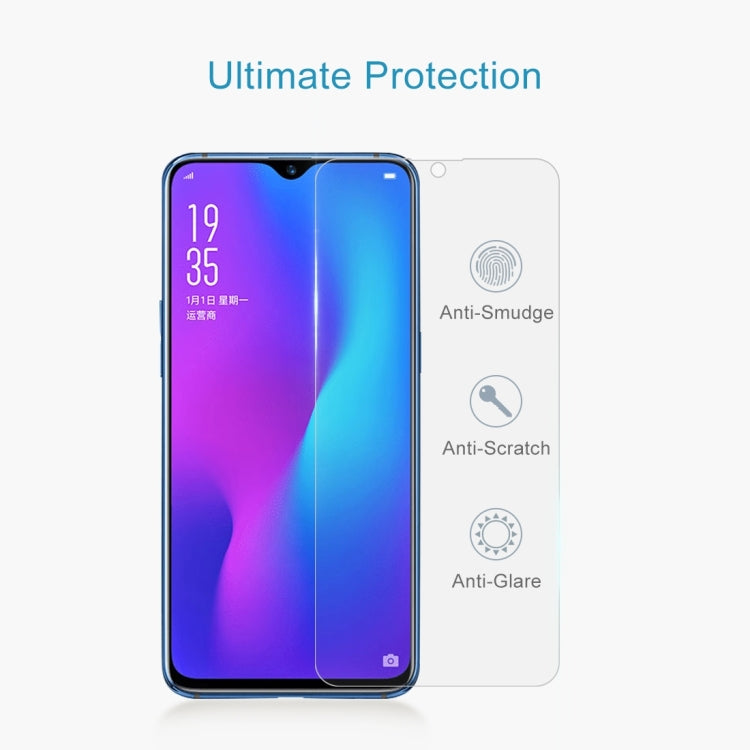 ฟิล์มกระจกนิรภัย 0.26 มม. 9H 2.5D สำหรับ OPPO R17 และ R17 Pro, For R17(1 PC)