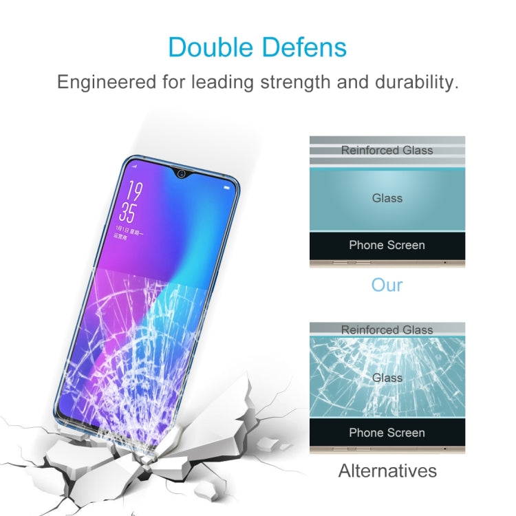 ฟิล์มกระจกนิรภัย 0.26 มม. 9H 2.5D สำหรับ OPPO R17 และ R17 Pro, For R17(1 PC)