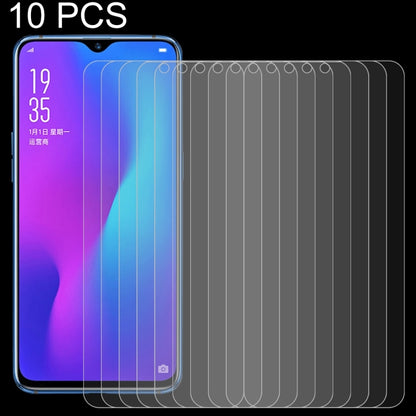 10 ชิ้น 0.26mm 9H 2.5D ฟิล์มกระจกนิรภัยสำหรับ OPPO R17 และ R17 Pro, For R17(10 PCS)