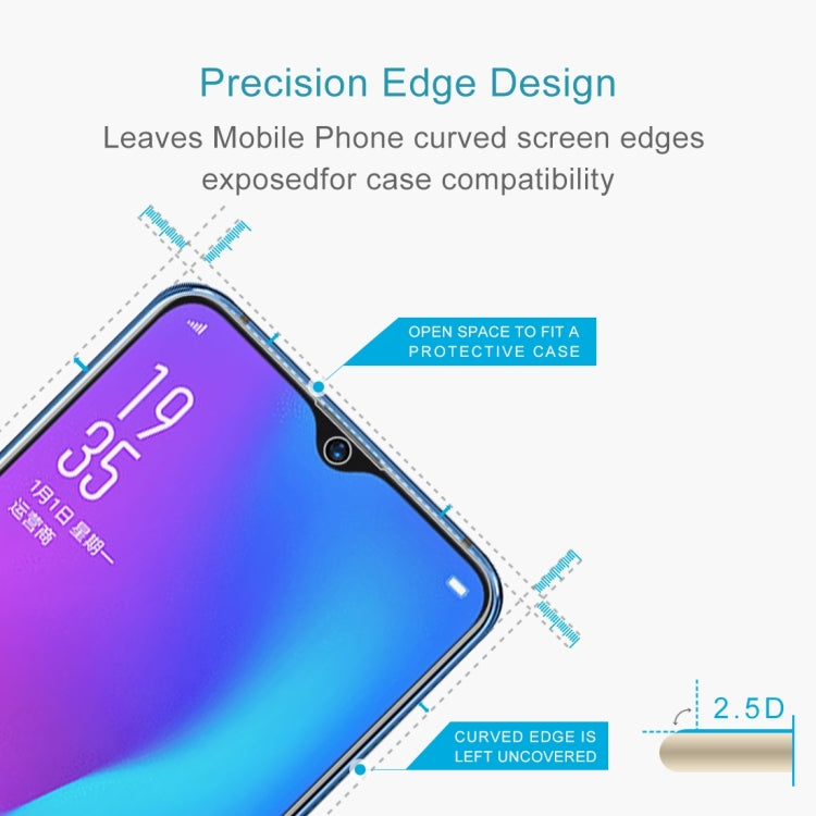 10 ชิ้น 0.26mm 9H 2.5D ฟิล์มกระจกนิรภัยสำหรับ OPPO R17 และ R17 Pro, For R17(10 PCS)
