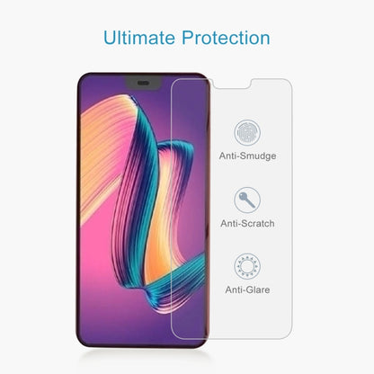 50 ชิ้น 0.26 มิลลิเมตร 9H 2.5D ฟิล์มกระจกนิรภัยสำหรับ Huawei Honor 9X / 9X Pro ไม่มีแพ็คเกจขายปลีก, For Honor 9X