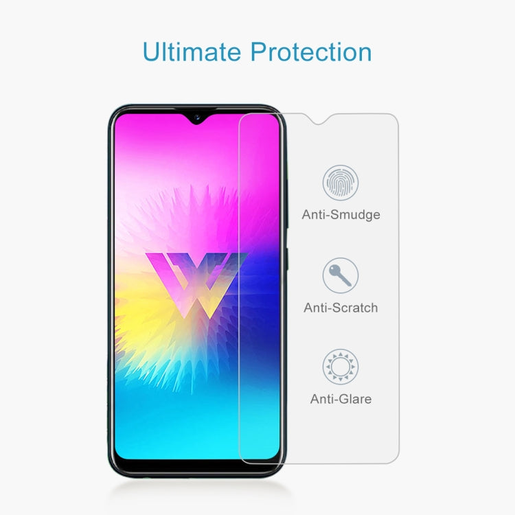 ฟิล์มกระจกนิรภัย 0.26 มม. 9H 2.5D สำหรับ LG W30 Pro, For LG W30 Pro (0.26mm) (1PC)