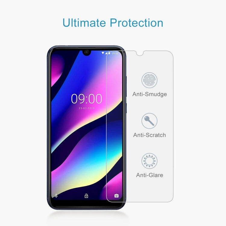 10 ชิ้น 0.26 มิลลิเมตร 9H 2.5D ฟิล์มกระจกนิรภัยสำหรับ Wiko View3, For Wiko View3