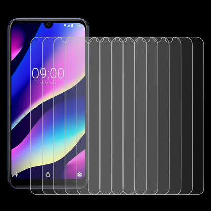 10 ชิ้น 0.26 มิลลิเมตร 9H 2.5D ฟิล์มกระจกนิรภัยสำหรับ Wiko View3, For Wiko View3
