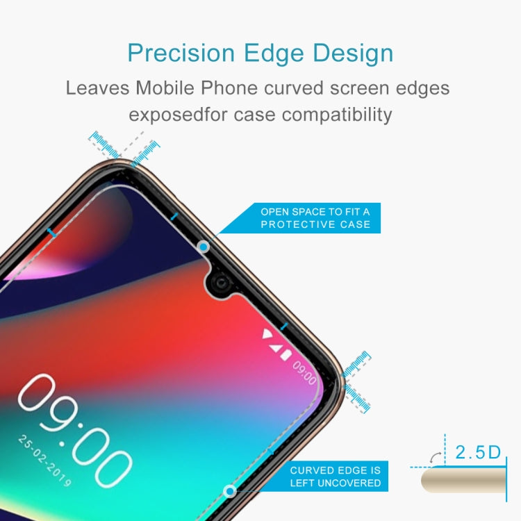 ฟิล์มกระจกนิรภัย 0.26 มม. 9H 2.5D สำหรับ Wiko View3 Pro, For Wiko View3 Pro