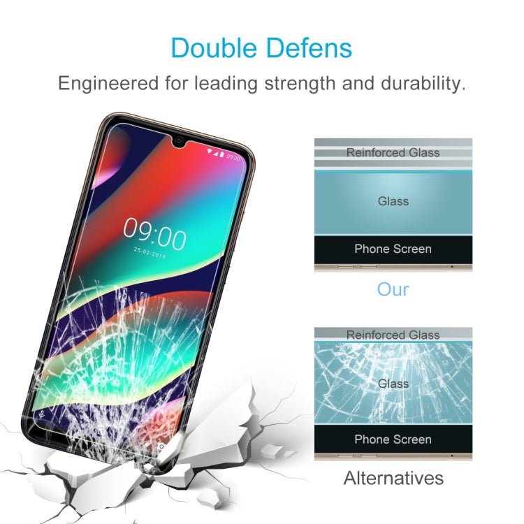 ฟิล์มกระจกนิรภัย 0.26 มม. 9H 2.5D สำหรับ Wiko View3 Pro, For Wiko View3 Pro
