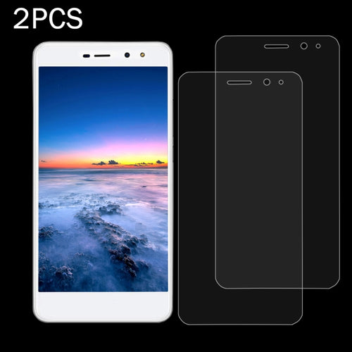 2 ชิ้นสำหรับหัวเว่ย Y5 2017 0.3 มิลลิเมตร 9H ความแข็งพื้นผิว 2.5D ฟิล์มป้องกันการระเบิดแบบเต็มหน้าจอกระจกนิรภัย, For Y5 2017 (2 PCS)
