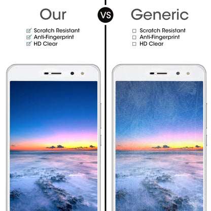 2 ชิ้นสำหรับหัวเว่ย Y5 2017 0.3 มิลลิเมตร 9H ความแข็งพื้นผิว 2.5D ฟิล์มป้องกันการระเบิดแบบเต็มหน้าจอกระจกนิรภัย, For Y5 2017 (2 PCS)