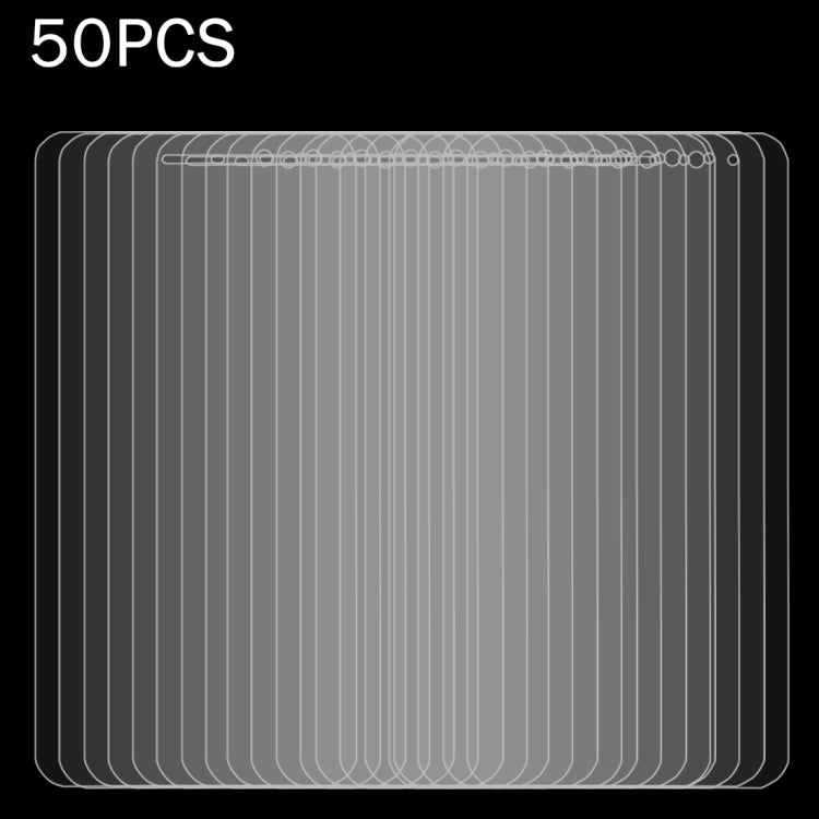 50 ชิ้นสำหรับหัวเว่ย Y5 2017 0.3 มิลลิเมตร 9H ความแข็งพื้นผิว 2.5D ฟิล์มป้องกันการระเบิดแบบเต็มหน้าจอกระจกนิรภัยไม่มีแพ็คเกจขายปลีก, For Y5 2017 (50 PCS)