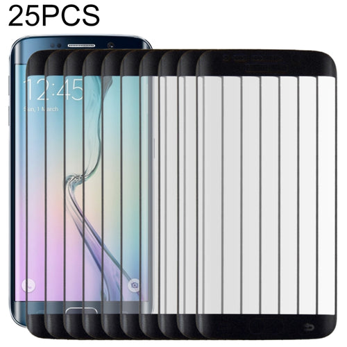 25 ชิ้นสำหรับ Galaxy S6 ขอบ 0.2 มิลลิเมตร 9H ความแข็งพื้นผิว 3D พื้นผิวโค้งเต็มหน้าจอปกฟิล์มกระจกนิรภัยป้องกันการระเบิด