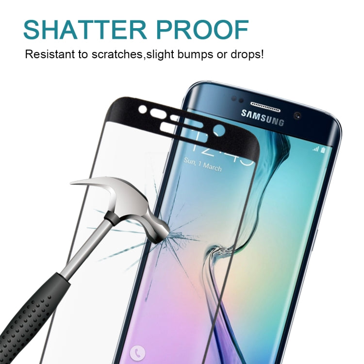 25 ชิ้นสำหรับ Galaxy S6 ขอบ 0.2 มิลลิเมตร 9H ความแข็งพื้นผิว 3D พื้นผิวโค้งเต็มหน้าจอปกฟิล์มกระจกนิรภัยป้องกันการระเบิด