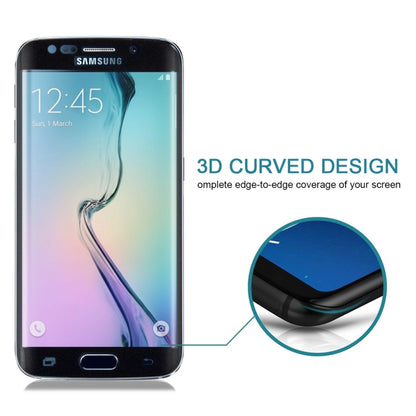 25 ชิ้นสำหรับ Galaxy S6 ขอบ 0.2 มิลลิเมตร 9H ความแข็งพื้นผิว 3D พื้นผิวโค้งเต็มหน้าจอปกฟิล์มกระจกนิรภัยป้องกันการระเบิด