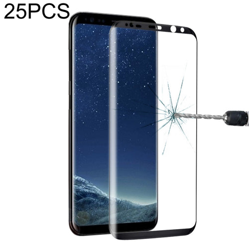 25 ชิ้นเต็มหน้าจอกระจกกันรอยหน้าจอสำหรับ Galaxy S8 / G9500, For Galaxy S8 / G9500