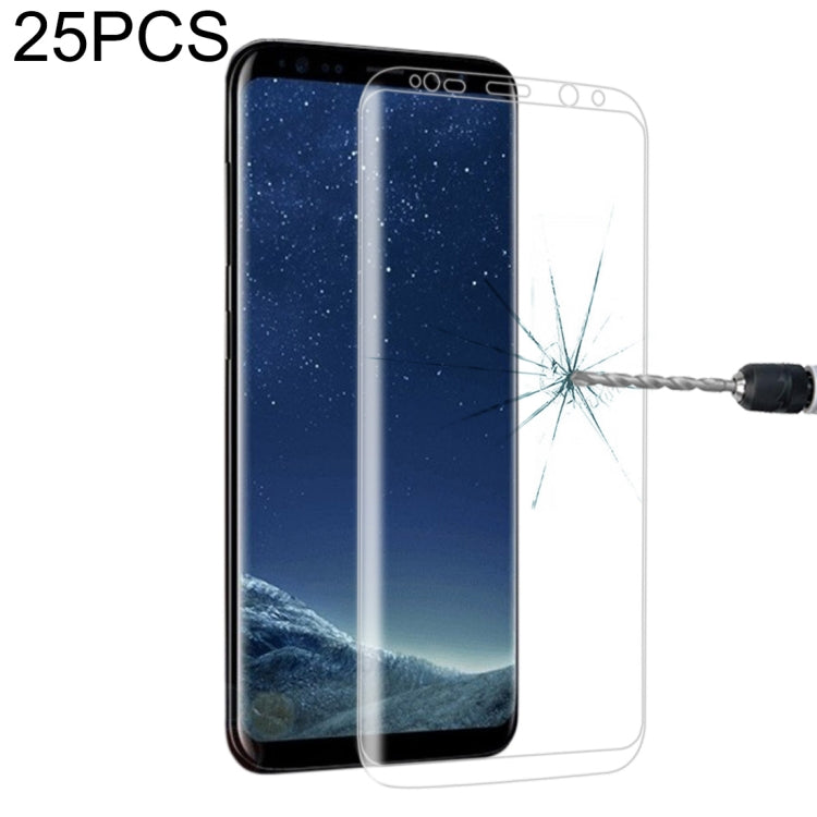 25 ชิ้นเต็มหน้าจอกระจกกันรอยหน้าจอสำหรับ Galaxy S8 / G9500, For Galaxy S8 / G9500
