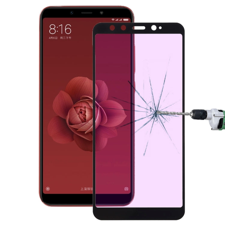 Ultra Thin 9H 3D ต่อต้าน Blue-ray เต็มหน้าจอคาร์บอนไฟเบอร์ฟิล์มกระจกนิรภัยสำหรับ Xiaomi Mi 6X / A2, Xiaomi Mi 6X / A2
