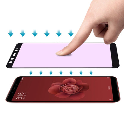 Ultra Thin 9H 3D ต่อต้าน Blue-ray เต็มหน้าจอคาร์บอนไฟเบอร์ฟิล์มกระจกนิรภัยสำหรับ Xiaomi Mi 6X / A2, Xiaomi Mi 6X / A2