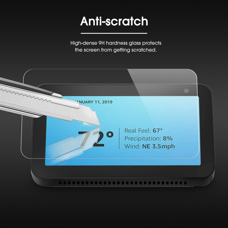 ฟิล์มกระจกนิรภัยป้องกันการระเบิด 9H 2.5D สำหรับ Amazon Echo Show 5