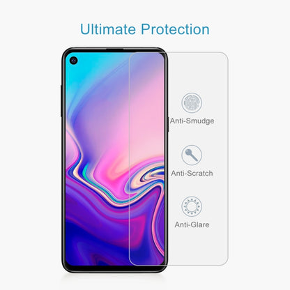 ฟิล์มกระจกนิรภัยป้องกันการระเบิด 0.26 มม. 9H 2.5D สำหรับ Galaxy A8s, For Galaxy A8s