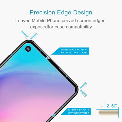 10 ชิ้น 0.26 มิลลิเมตร 9H 2.5D ฟิล์มกระจกนิรภัยป้องกันการระเบิดสำหรับ Galaxy A8s, For Galaxy A8s