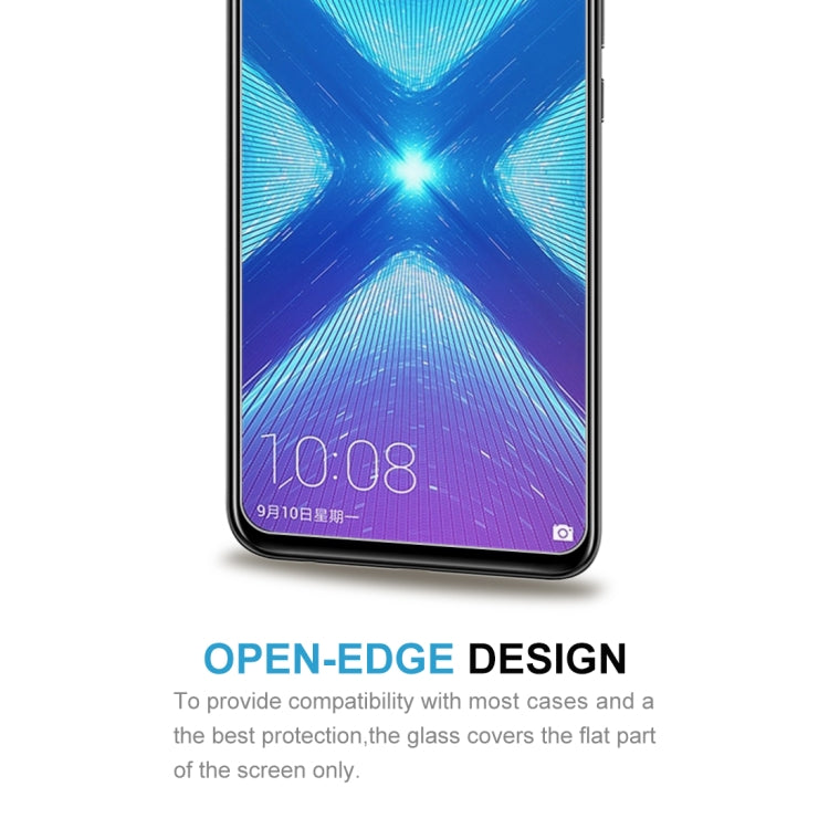 ฟิล์มกระจกนิรภัยป้องกันการระเบิด 0.26 มม. 9H 2.5D สำหรับ Huawei Honor 8X, For Honor 8X