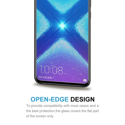 ฟิล์มกระจกนิรภัยป้องกันการระเบิด 0.26 มม. 9H 2.5D สำหรับ Huawei Honor 8X, For Honor 8X