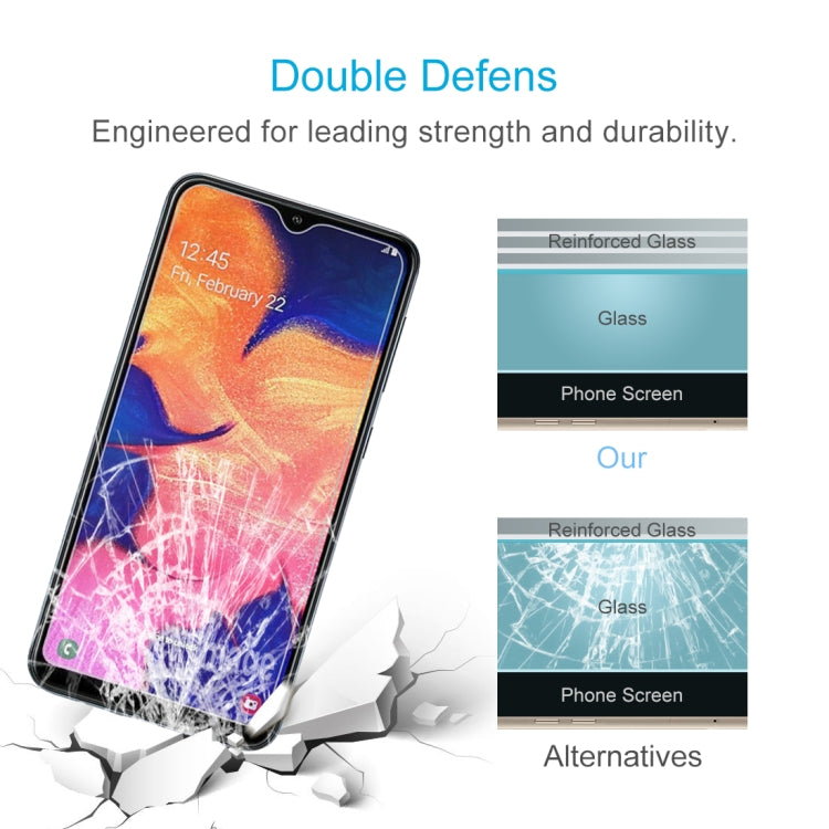 10 ชิ้น 0.26 มิลลิเมตร 9H 2.5D ฟิล์มกระจกนิรภัยสำหรับ Galaxy A10 / M10, For Galaxy A10