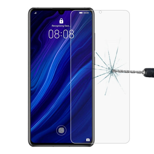 ฟิล์มกระจกนิรภัย 0.26 มม. 9H 2.5D สำหรับ Huawei P30/NOVA4E, For P30 (1 PCS)