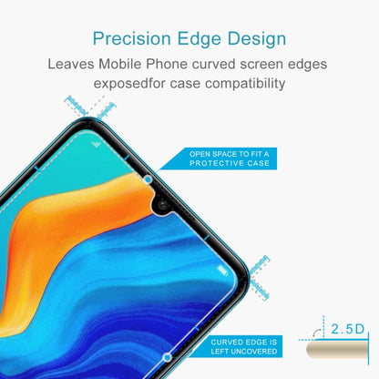 100 ชิ้น 0.26mm 9H 2.5D ฟิล์มกระจกนิรภัยสำหรับ Huawei P30 Lite, For Huawei P30 Lite (100 PCS)
