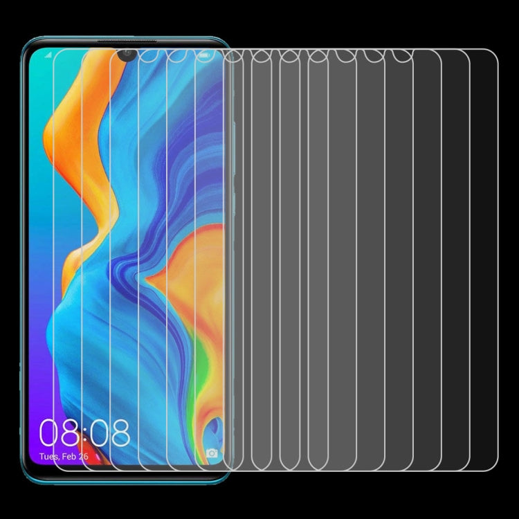 100 ชิ้น 0.26mm 9H 2.5D ฟิล์มกระจกนิรภัยสำหรับ Huawei P30 Lite, For Huawei P30 Lite (100 PCS)