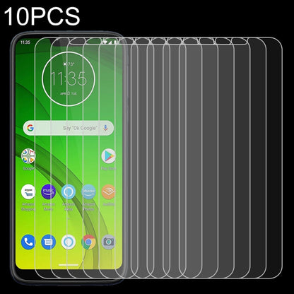 10 ชิ้น 0.26 มิลลิเมตร 9H 2.5D ฟิล์มกระจกนิรภัยสำหรับ Motorola Moto G7 ไถ, For Moto G7 Plower (10 PCS)