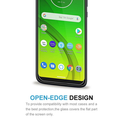 10 ชิ้น 0.26 มิลลิเมตร 9H 2.5D ฟิล์มกระจกนิรภัยสำหรับ Motorola Moto G7 ไถ, For Moto G7 Plower (10 PCS)