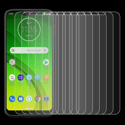 10 ชิ้น 0.26 มิลลิเมตร 9H 2.5D ฟิล์มกระจกนิรภัยสำหรับ Motorola Moto G7 ไถ, For Moto G7 Plower (10 PCS)